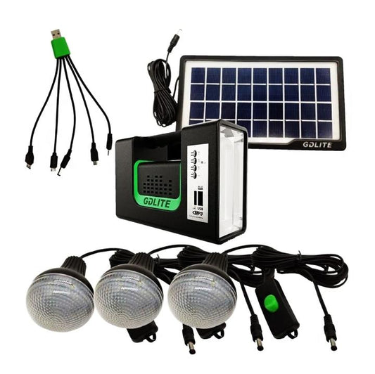 KIT SOLAR DE RADIO FM USB Y BLUETOOTH